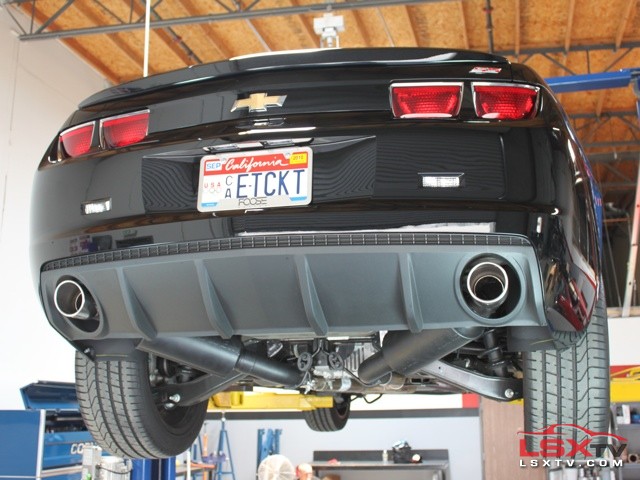 Flowmaster 2010 Camaro Cat- vs. Axle-Back 