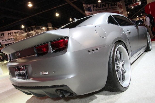 Nitto Tire and Their Camaro and Mustang Booth Models