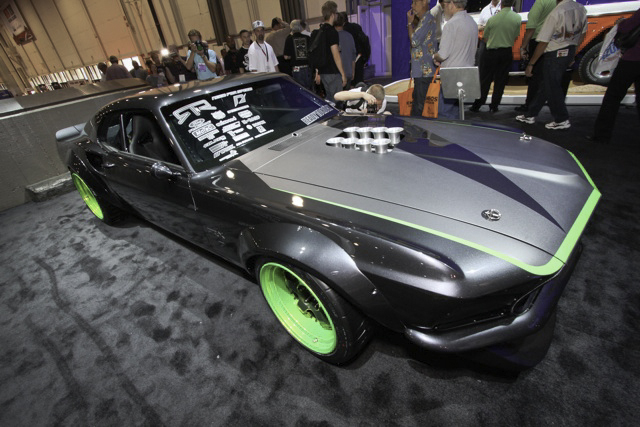 Vaughn Gittin's 1969 RTR-X Mustang at the Ford Booth