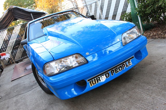 Big Blue True Street Mustang Goes to Texas