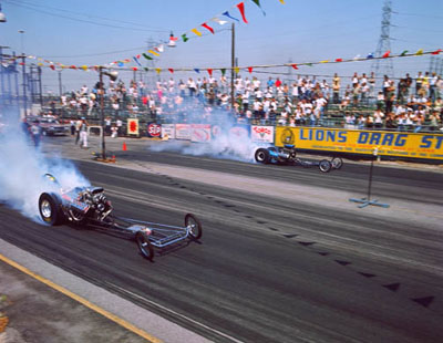 Video: Vintage French Footage of Historic Lions Drag Strip