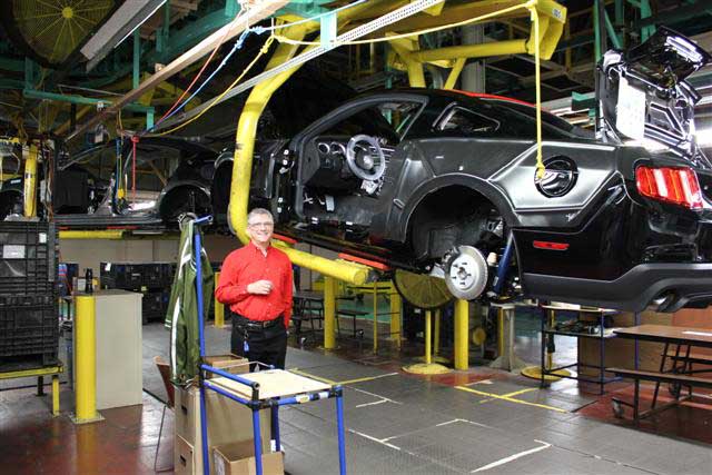 Man Gets to Watch His Boss Mustang Get Built