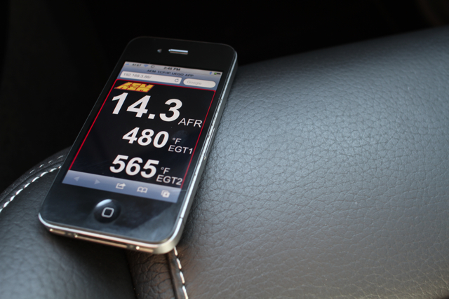 Wireless EGT and Air/Fuel Ratio Monitoring with AEM's X-WIFI