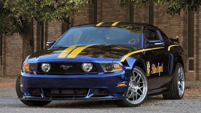 One-Off Blue Angels Mustang Raises $400K for Youth Aviation