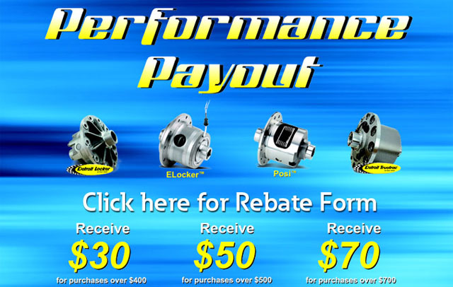 Eaton Offers up to $70 Rebate on Rear Diff Purchases