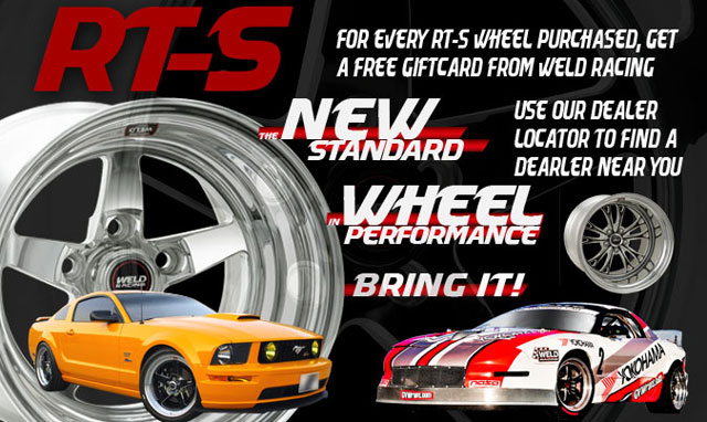 Weld Racing Offers Free Gift Card for Each RT-S Wheel Purchased