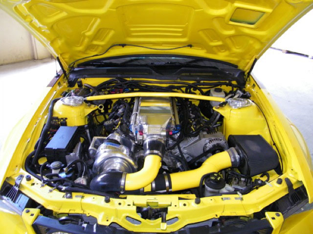 1,000 HP 'Franken-Stang' Has The Heart Of A Corvette 