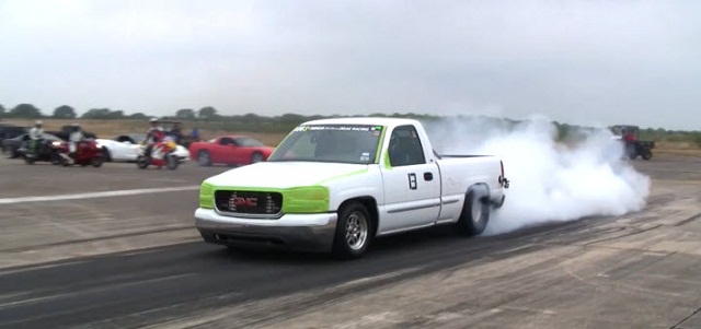 200MPH GMC Pickup Known as "Lil' Sis" Breaks Barriers At Texas Mile