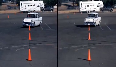 Video: Hellwig Equips a '56 Chevy For a Before/After Slalom Test