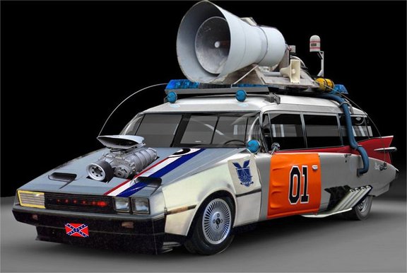 Case Of the Mondays: If Every Hollywood Car Was Made Into One