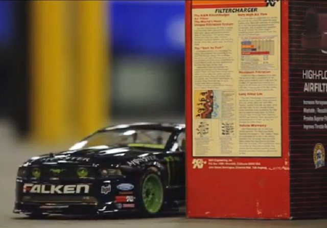 Video: Vaughn Gittin Jr. Versus RC Car Drift Battle