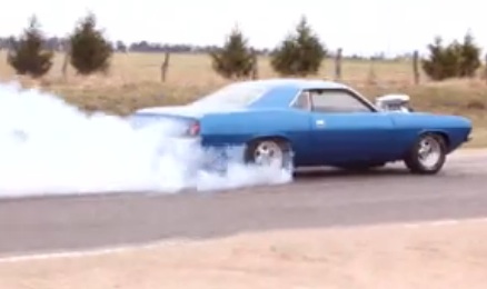 Hump Day Holeshot: This 'Cuda Can Really Lay 'Em Down