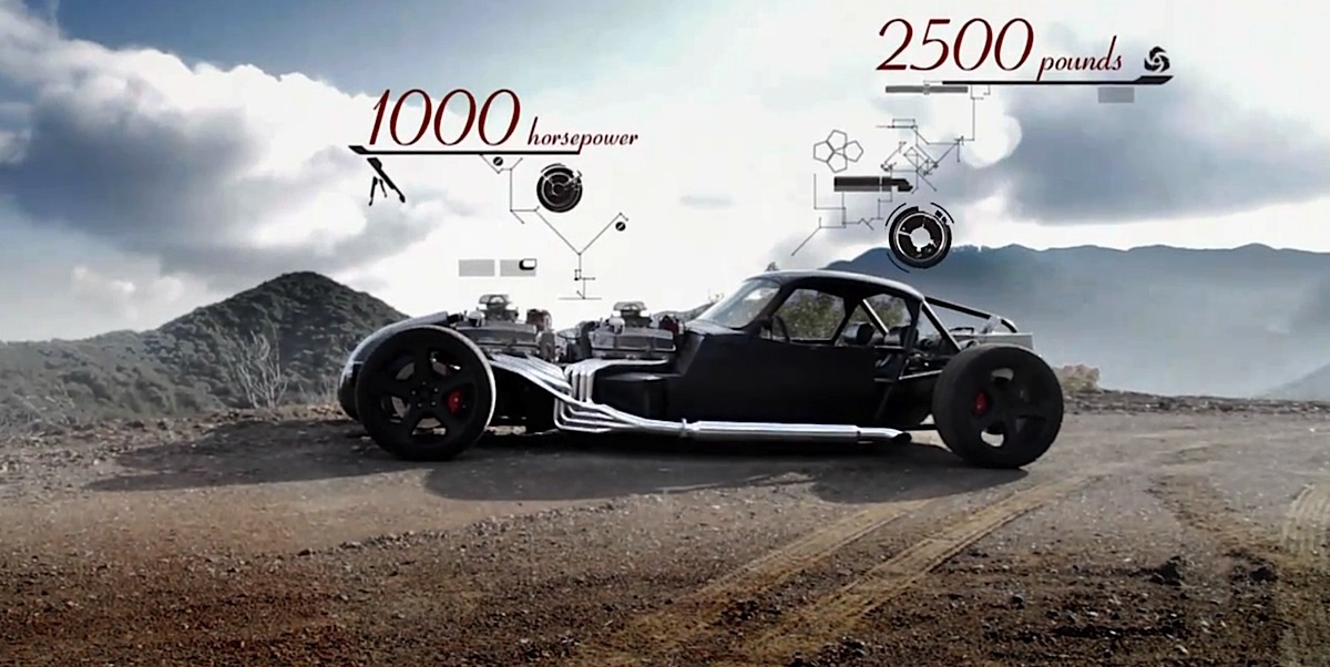 Video: Murdered-Out Twin-Engined Death Rod Is Insanely Beautiful
