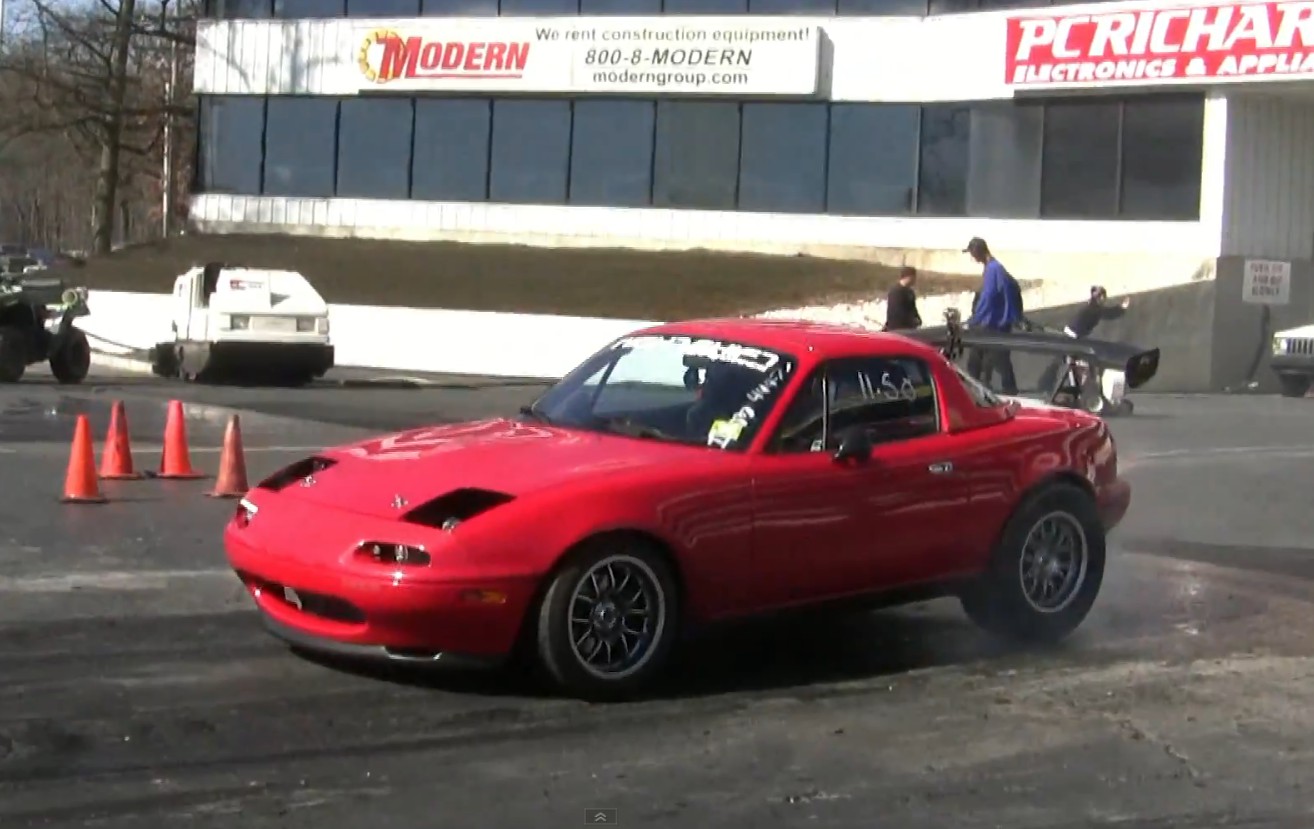 Video: Nasty LS1 Swapped Miata Runs High 10's at the Strip 