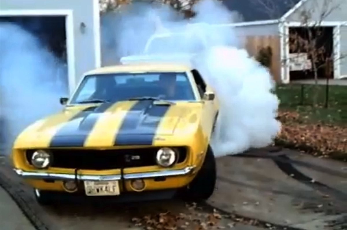 Video: '69 Camaro Destroys Driveway With Ease