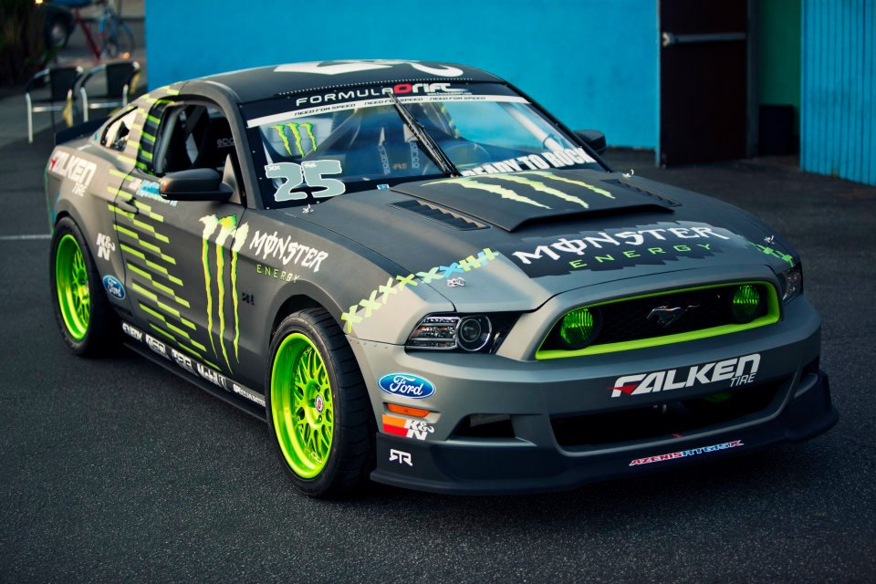 Video: Vaughn Gittin Jr. Unveils 2013 Falken Monster Drift Mustang