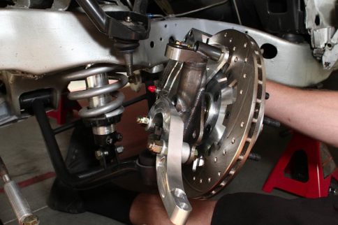 Installing TRZ Drop Spindles and Aerospace Brakes On Our G-Body
