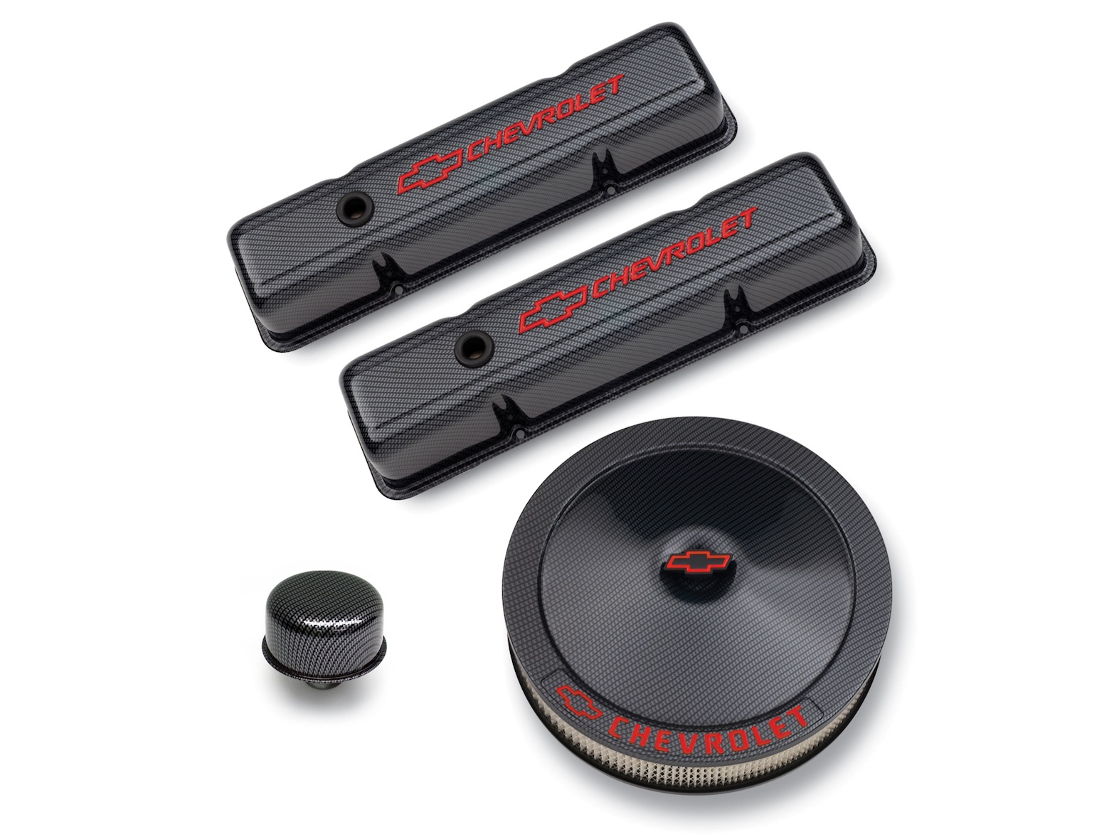 Proform Carbon-Style Engine Dress-Up Kit Fir Small-Block Chevys