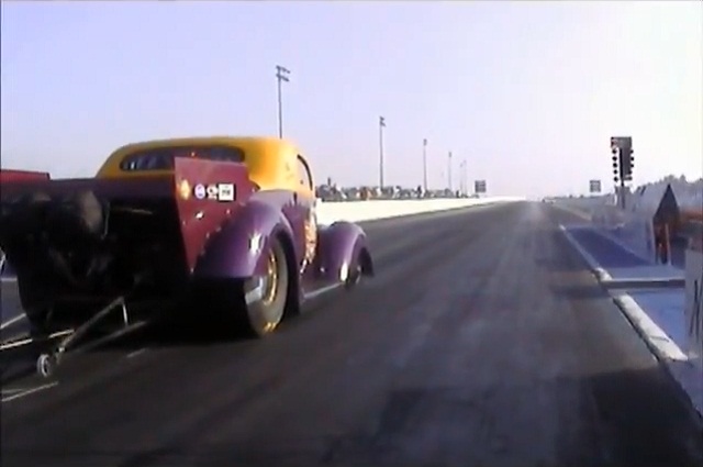 Video: TCI Founder Racing his 1937 Ford Blown AA/Gass Racer