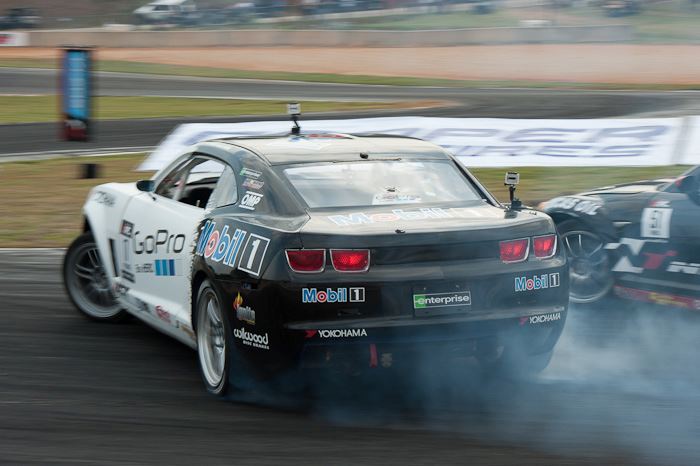 Choose Tony Stewart's Ride - M36 Army Tank or Mobil 1 Drift Camaro