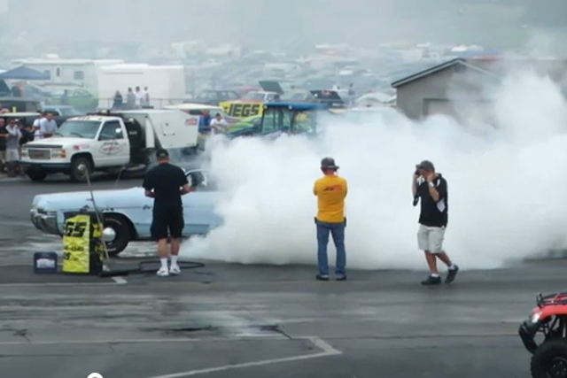 Video: 2012 Mopar Nats Burnout Contest Winner