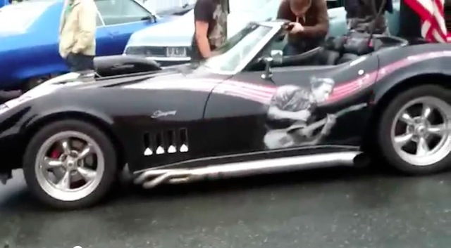 Corvette with Rolling Stones Theme Offers Satisfaction
