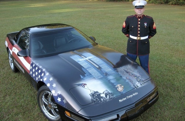 Video: C4 "Marine Corps-Vette" Pays Tribute to 9/11 Victims