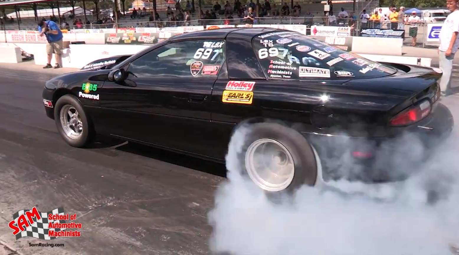 Video: SAM Racing's E85 LSx Camaro Goes High 9s 