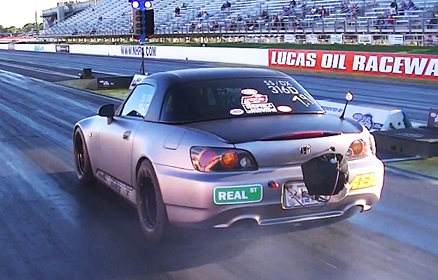 Carey Bales' Honda Sets All-Time Super Stock Record 7.92 At Indy
