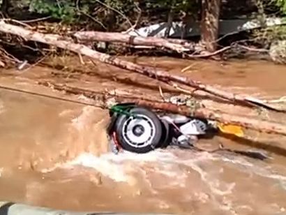 Wrecked Vette Wednesday: River Claims Garage and C4 Corvette