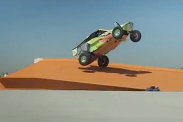 Team Hot Wheels Sets New Corkscrew Jump Record in Life-Size Toy