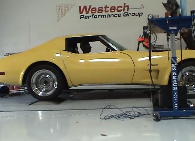 Video: 1974 Corvette Lays Down Big Power On The Dyno