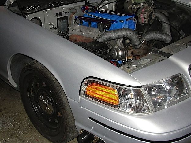 Video: Crown Vic Sleeper Running 11.80's With Turbo 5.3L Swap!