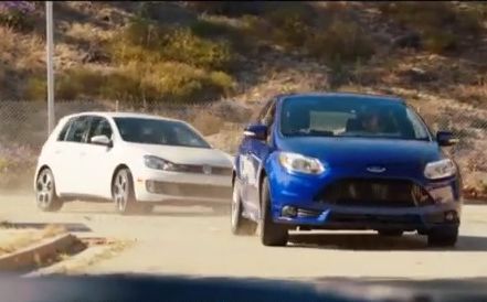 Video: Ken Block, Vaughn Gittin Jr. Get Keys to Focus ST, VW GTI
