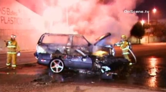 Wrecked Vette Wednesday: A C4 And An SUV Collide In Los Angeles