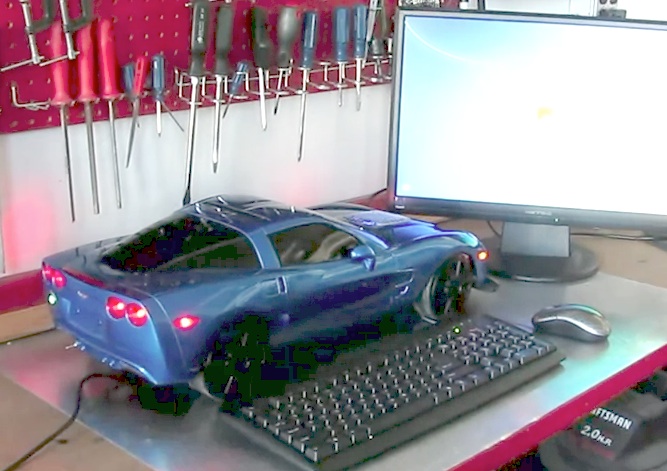 Video: A Remote-Controlled Corvette ZR1... Computer?