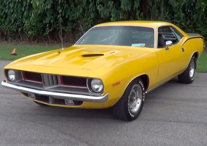 Video: Walkaround Of A Clean '73 Cuda With A Numbers-Matching 340