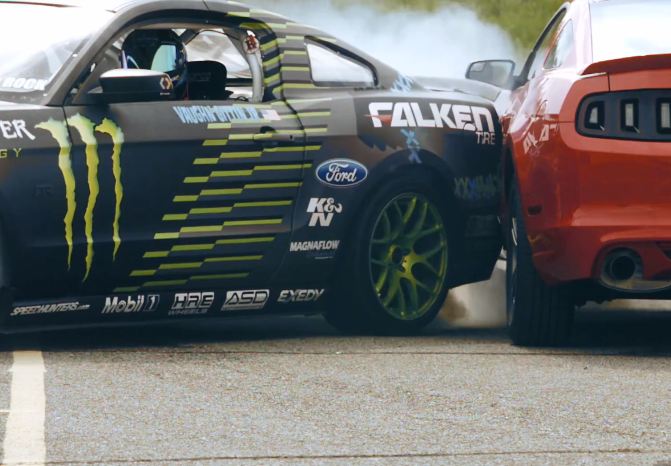 Video: Vaughn Gittin Jr. Gets Free Reign At The Mustang Factory   