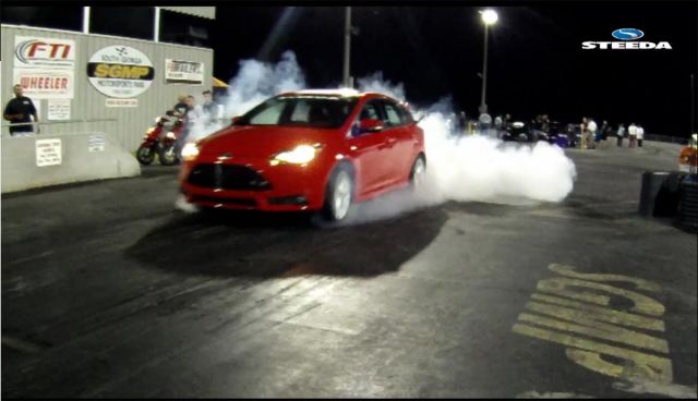 Video: Stock Focus ST Runs 14.41 at 97 MPH, SCT Tune Adds 23whp