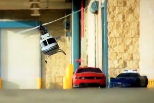 Amazing R/C Car Chase: Mustang vs. Corvettes