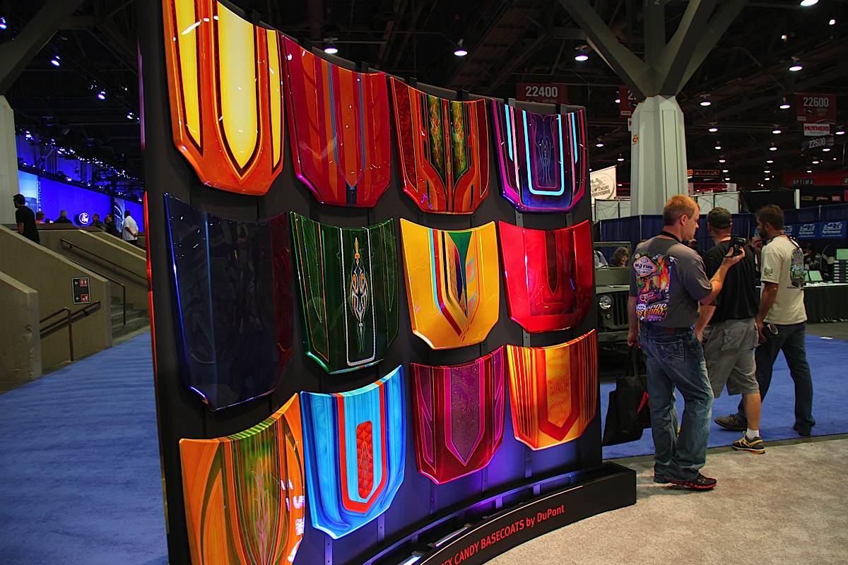 SEMA 2012: DuPont Brings Custom Finishes - CFX Candy Basecoats
