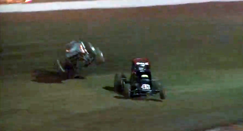 Video: Kevin Thomas Jr.'s Incredible Flip And Interview Afterwards