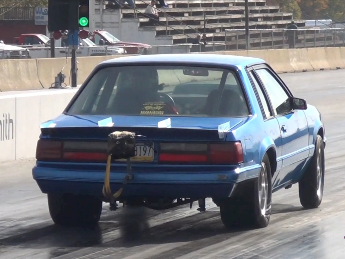 Video: Budget Turbo LQ4 Fox Body Running 9s 
