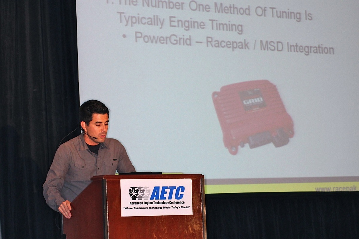 AETC Speakers Cover Camshafts, Oil Pumps and Data Acquisition