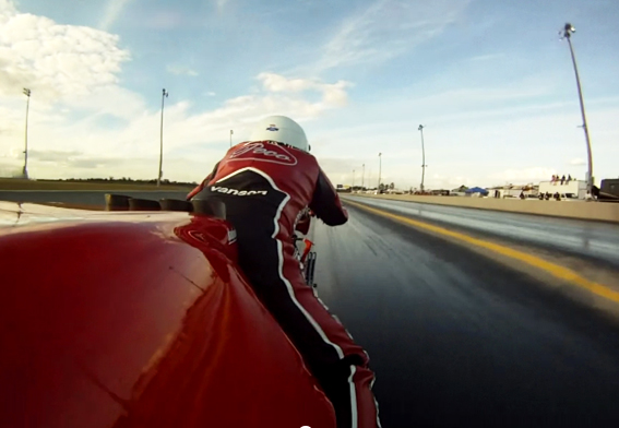 Video: Ride Along On A Top Fuel Motorcycle At Over 200 MPH