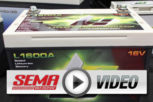 SEMA 2012: Lithium Pros Next Generation of Race Battery