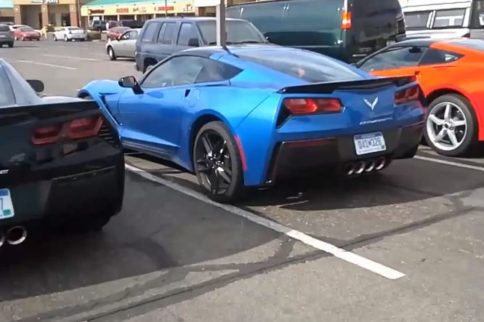Video: C7 Corvettes Caught In The Wild   
