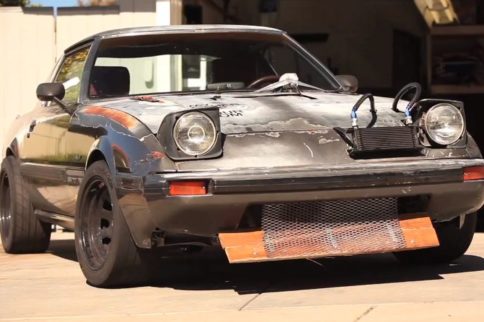 Video: The “Zero !$#@ Given” RX-7 Is An Ugly, 5.0 Powered Brute   