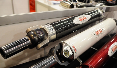 Dynotech produces a full lineup of driveshafts in a number of materials, including carbon fiber, carbon fiber-wrapped aluminum, chromoly, and steel.