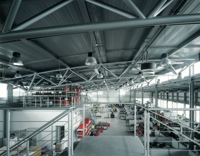 "Expansive" is one way to describe Akrapovič's facility. "Spotless" is another...